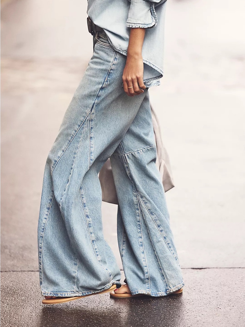 We the Free Eden Slouchy Wide Leg Size 28 - Picture 3 of 16